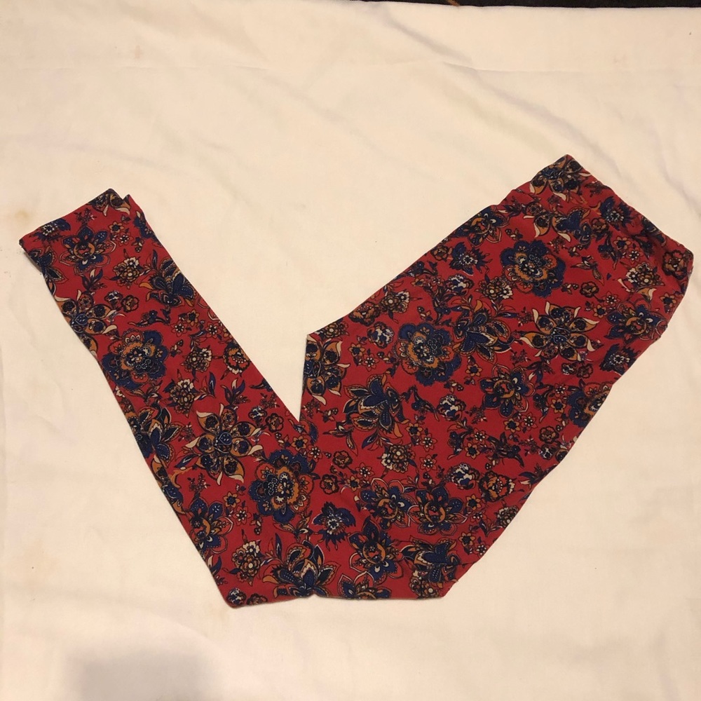 LulaRoe Form Fitting Orange Leggings (TC)